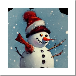 Snowman Posters and Art